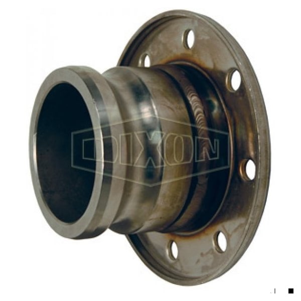 Cam and Groove Adapter, 4 in, Adapter x TTMA Flange, 316 SS, Domestic